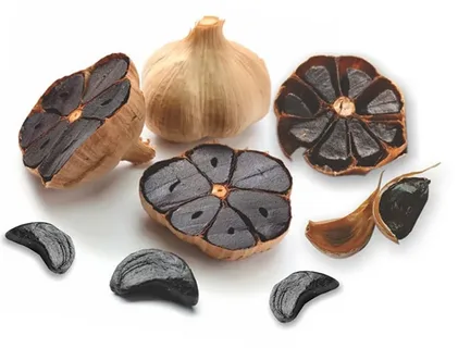 تصویر 2 از سیر سیاه عمده ستاره دخت تازه و شفاف با بسته‌ بندی مقاوم